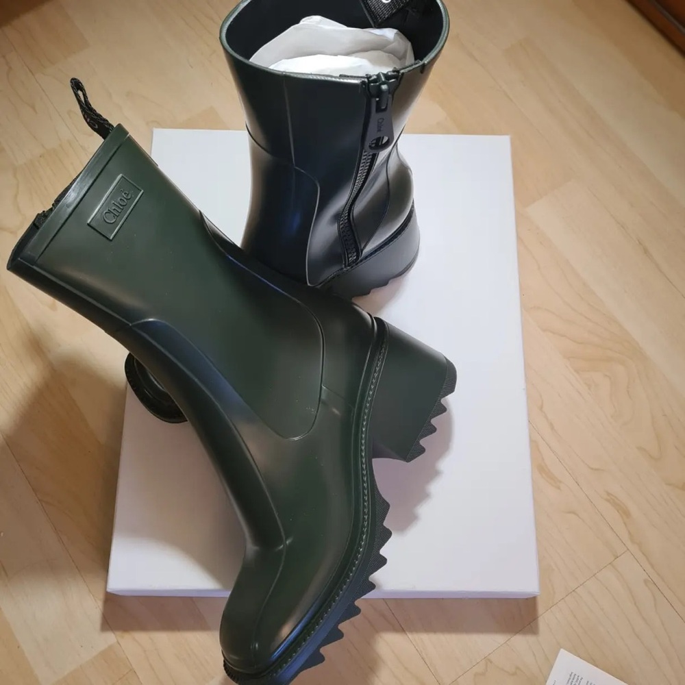 Green Chloe Betty Boots